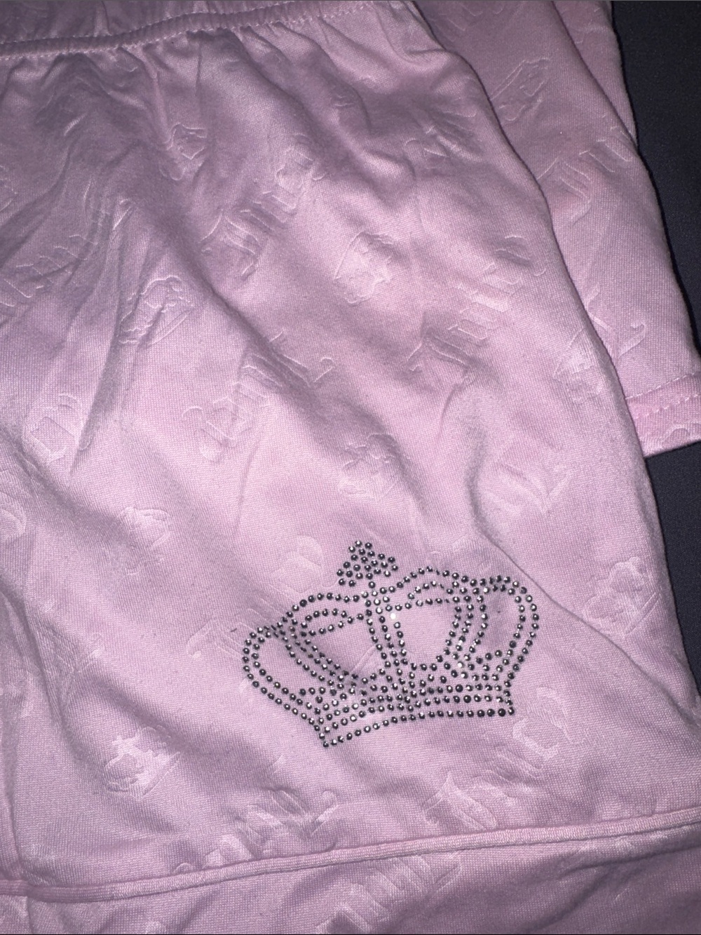 Juicy Couture Top & Shorts Set - Pink, Silver *NWOT* - Picture 3 of 5